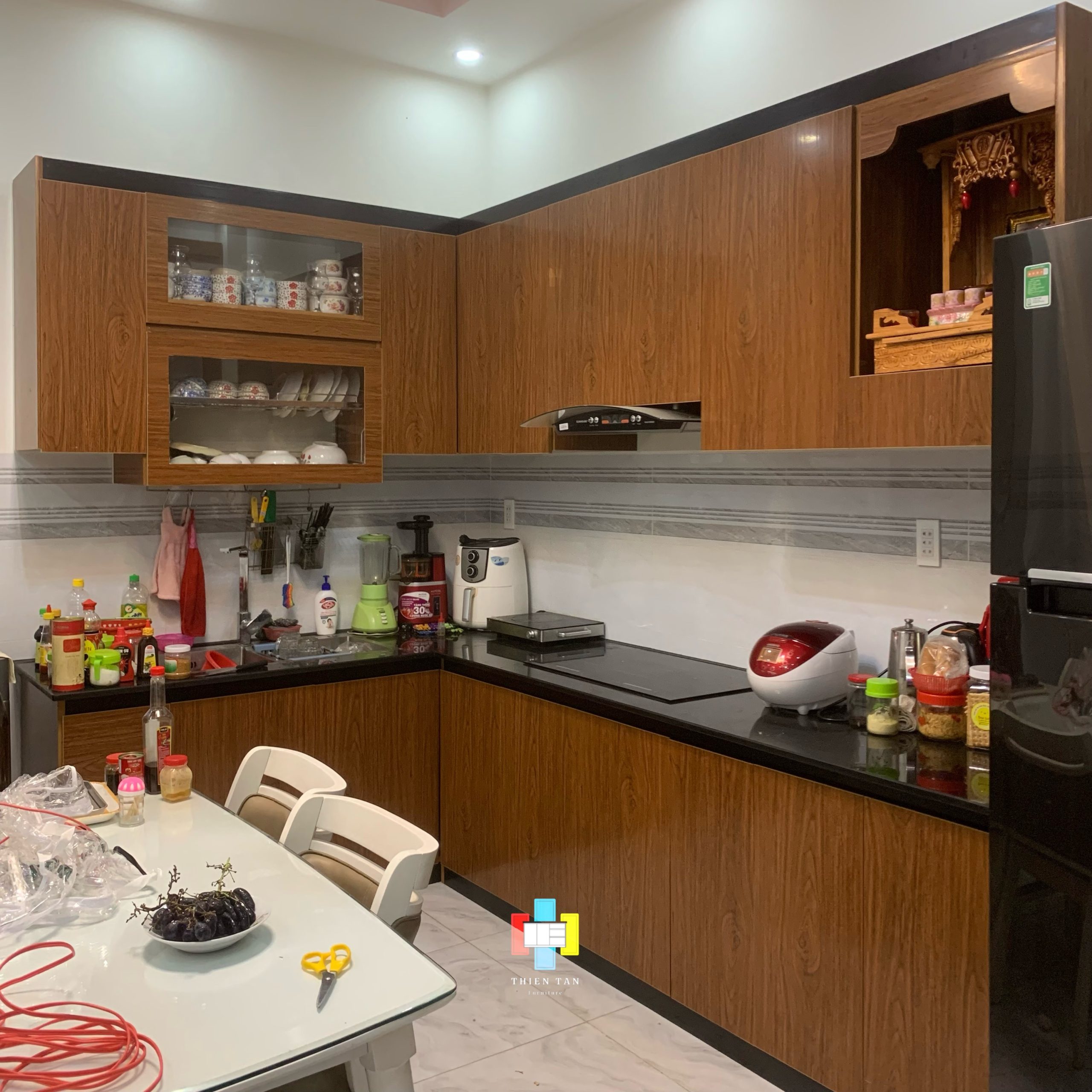Tủ bếp nhựa Ecoplast - TBN009