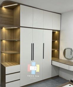 Tủ áo gỗ MDF chống ẩm - TA001
